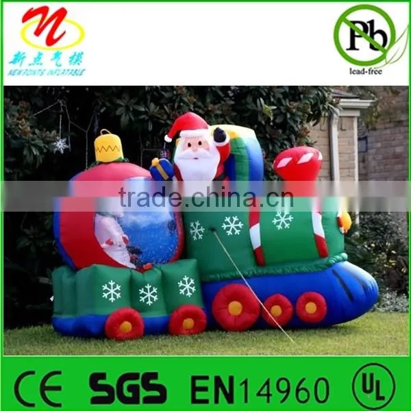 Inflatable Christmas gemmy bear yard light-up lawn decor