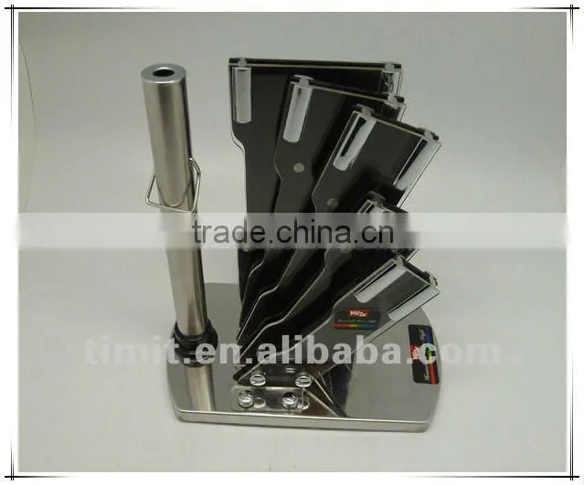 8pcs stainless steel hollow handle good quality kitchen knife