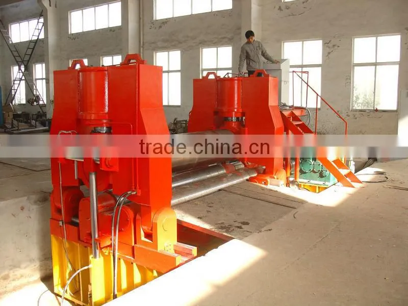 3 Roll CNC Plate rolling machine, Hydraulic rolling machine,Roll bending machine W11S-12x2000