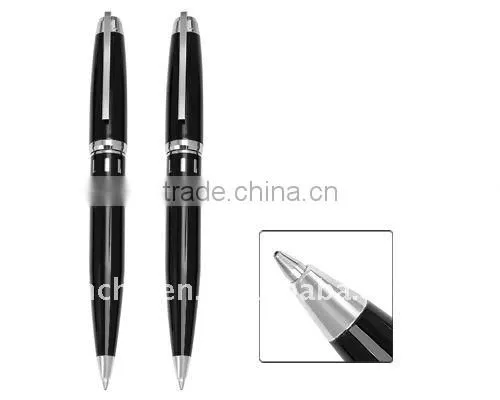 Hot sell heavy pen product in black metal ball pen