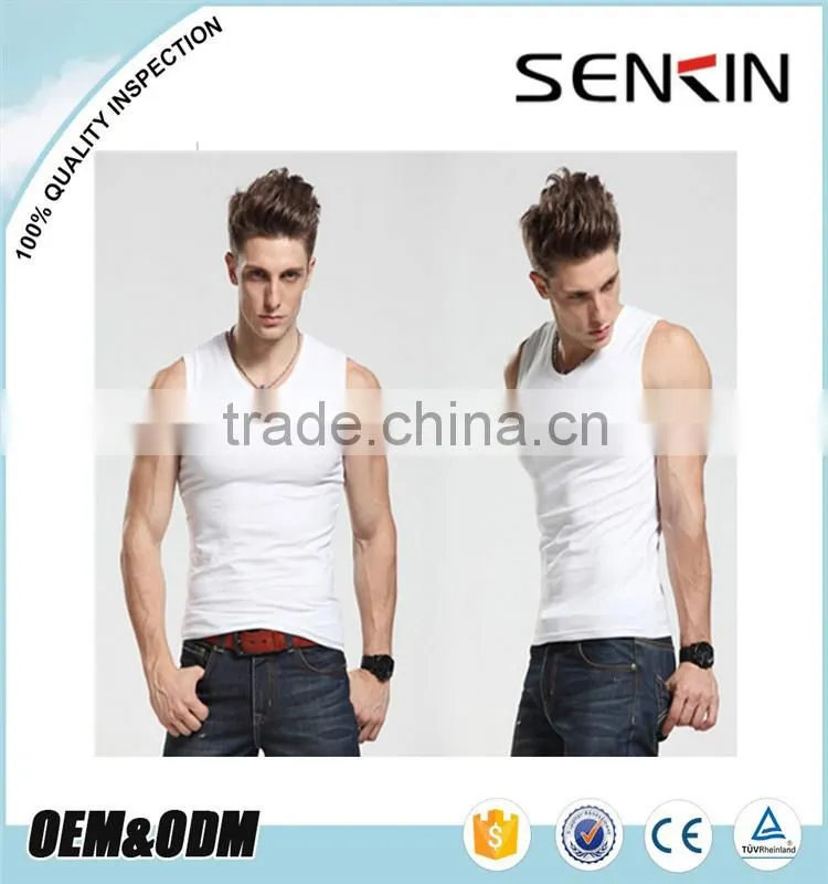 Men's undershirts sports tank top custom singlet bulk buy
