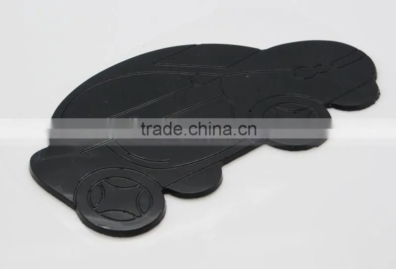 14x8x0.3 CM Car Shape Sticky Anti Slip Mat, Non-slip Pad