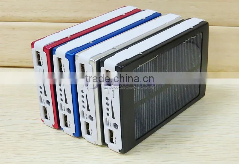 30000mAh Solar Mobile Battery Charger Dual USB