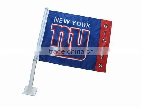Custom Logo Design Sublimation Car Flags For Car Used