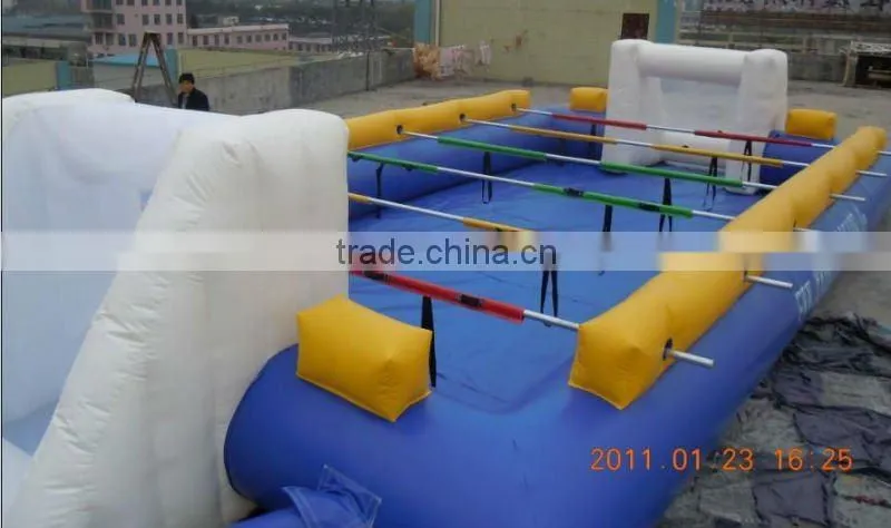 funny inflatable soap football field for sale