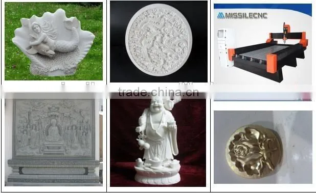 China Jinan 3D Stone Engraver , Granite , Gravestone , Metal CNC Cutting Engraving Machine Price