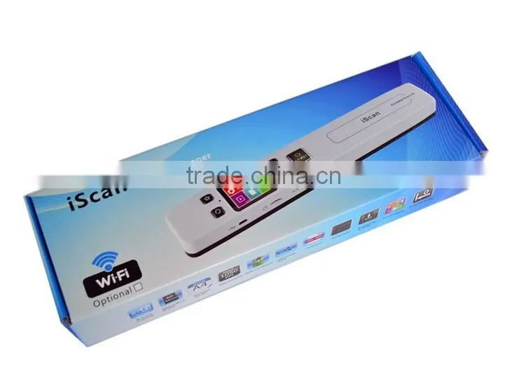 Max 1050dpi iscan Wifi Portable Scanner, document book scanner, A4 paper Wifi Scanner