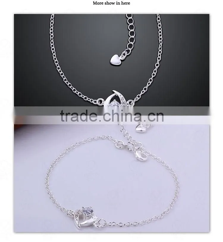 Fashion Latest Design SGS Verified CZ Charm Anklet