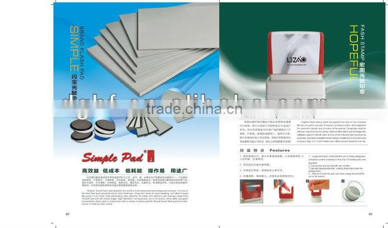 crystal handle stamp foam