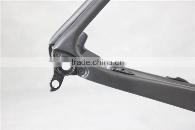 2015 Carbon Fiber CX Bike Frame Fork Thru Axle Cyclocross Disc-brakes frame BB86 DI2 compatible