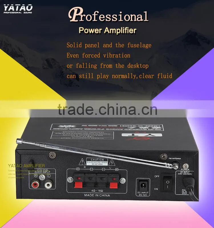 5 channel usb mixer amplifier YT-F6 with Karaoke support FM/MIC/TF/USB