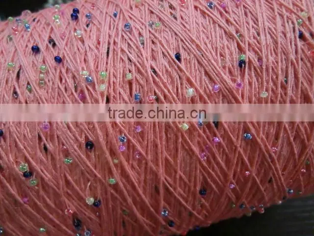 multicolor beads yarn