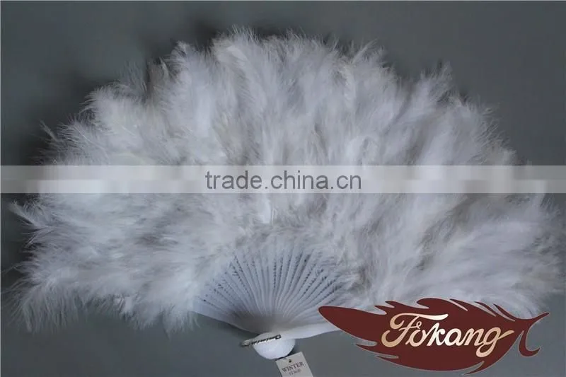 Wholesale Feather Suppliers Large Feather Fan And Chinese Feather Fan For Wedding Gift
