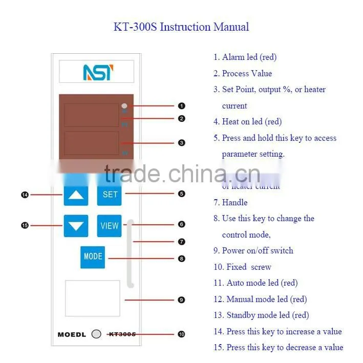 AST KT-300S one card control one point hot runner temperature controller