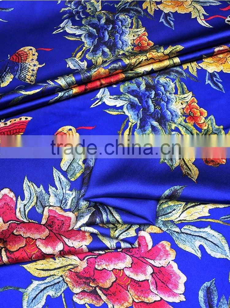Factory custom design 19 momme Silk Stretch fabric