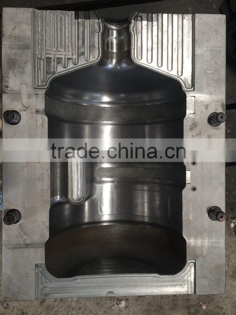 customize 5 gallon water bucket mould, mould for 5 gallon bottle, PC 19L blow mould.