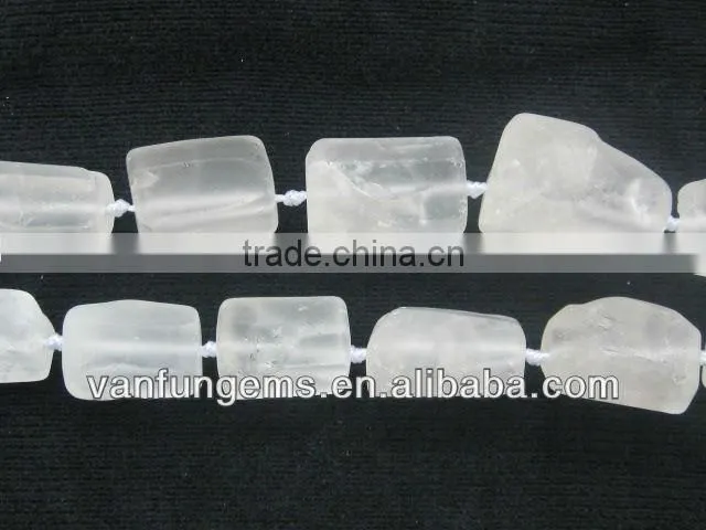 Natural crystal matted tumble