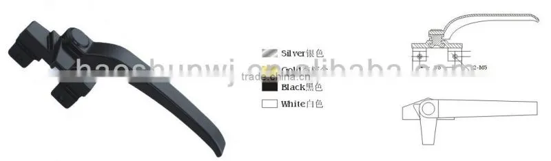 7 shape window handle XL-B005