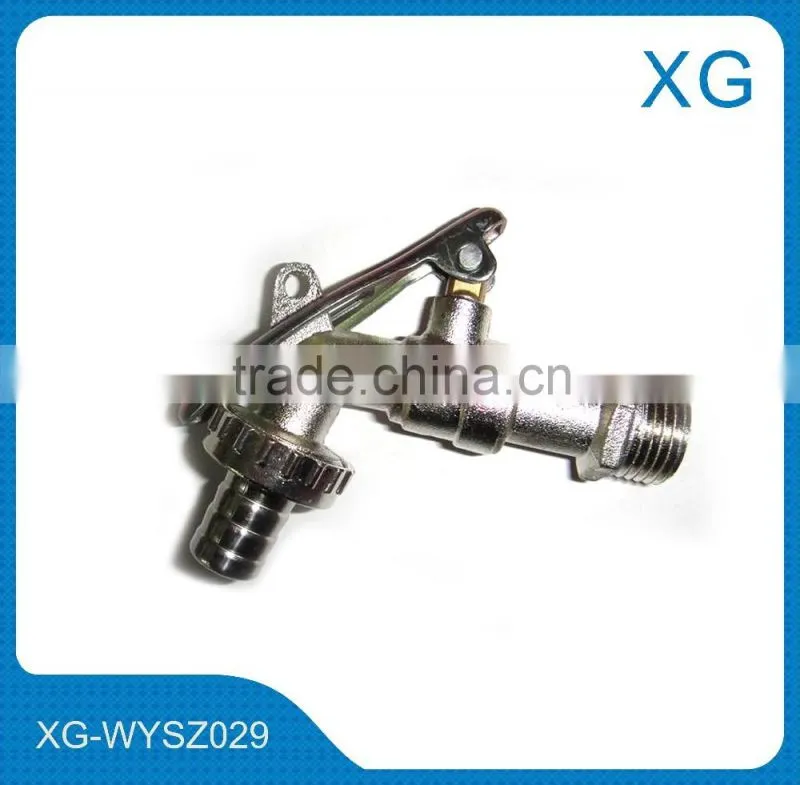 Cheap price brass body brass ball water tap with lock/garden water faucet with lock/Child lockable water bibcock water faucet