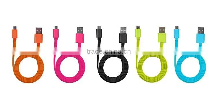Jabees branded Colorful Durable Fast Charging double sided usb cable