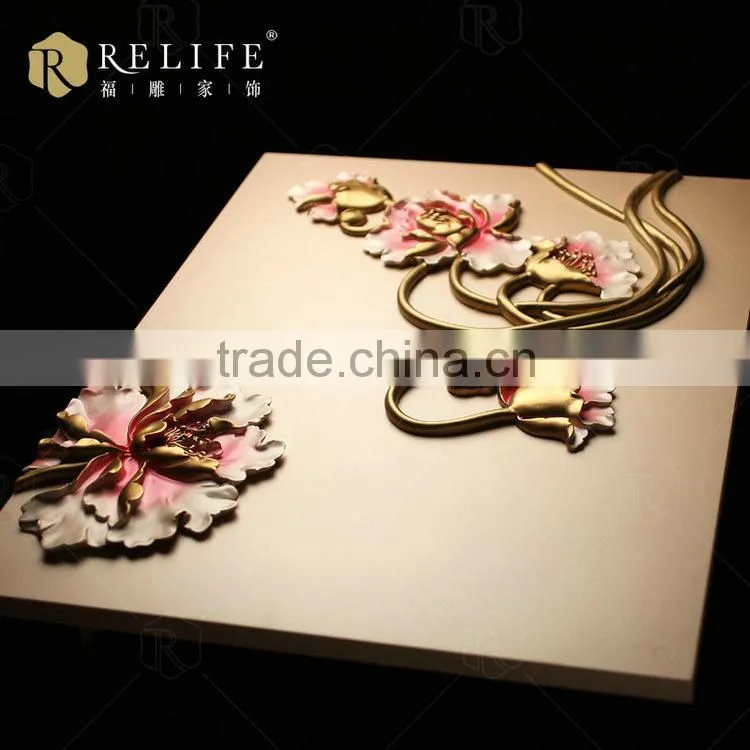 Wall art flower acrylic painting model C8016