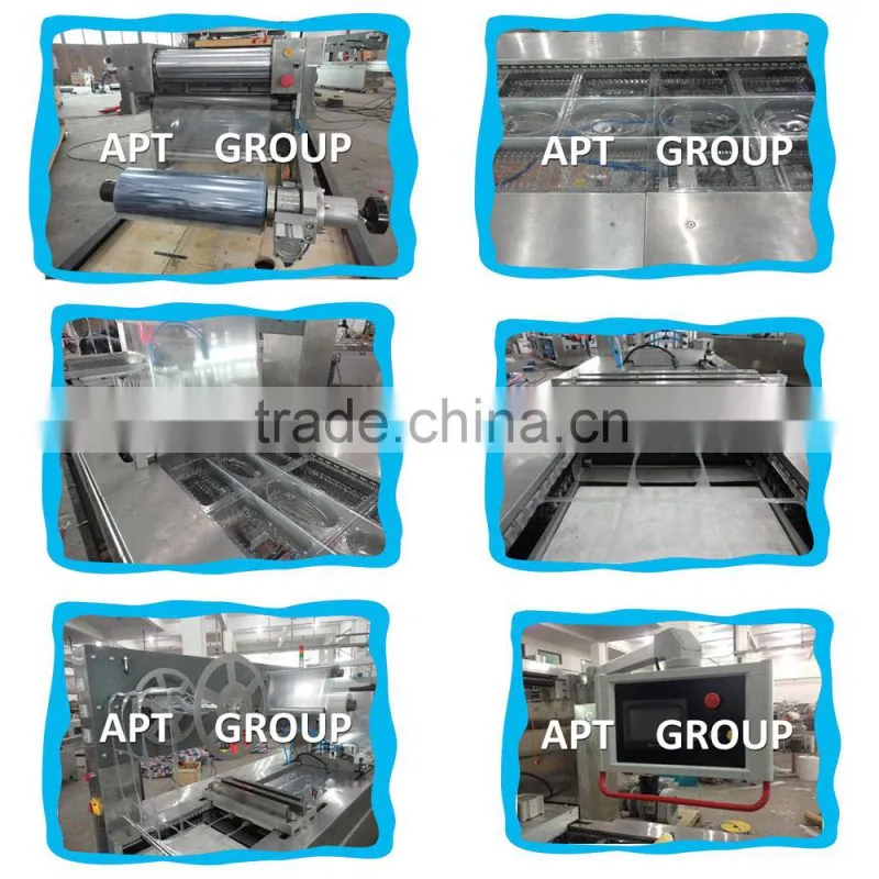 Automatic Thermoforming Vacuum Packaging Machine/Tray Thermoforming with Rigid Film