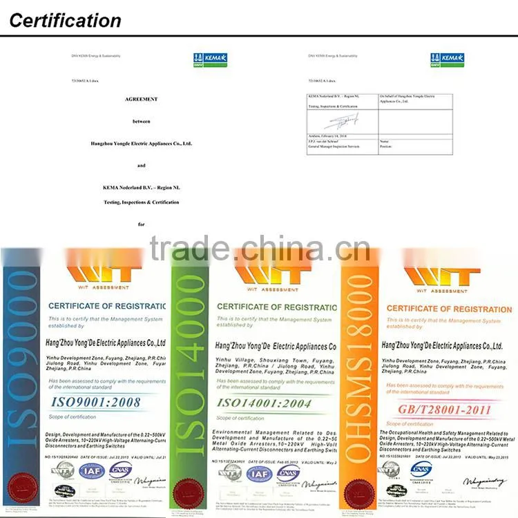 High voltage ZNO Varistor disc