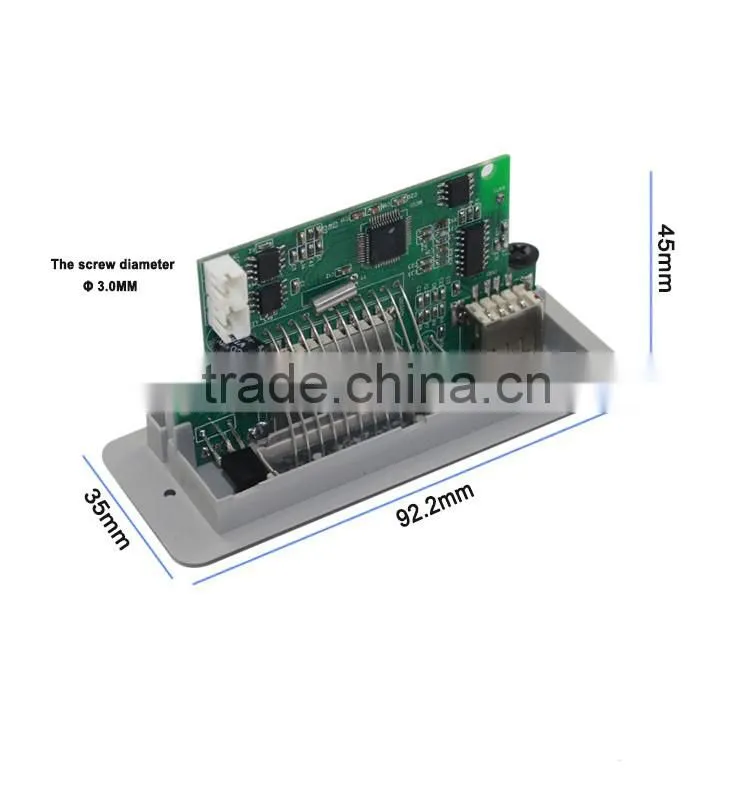 embedded mp3 audio player board usb card reader pcb