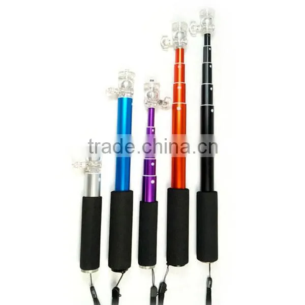 Five Colors Extendable Camera Bluetooth Selfie Stick Monopod Handheld Pole for iPhone Samsung HTC Digital Camera