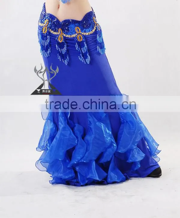 2014 Sexy Belly Dance Skirt , Long Ballroom Dancing Dress (QC1356)