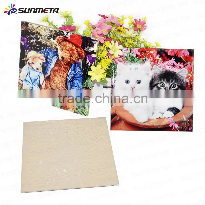 Sunmeta interior tiles blank sublimation tiles 152*152mm for photo frame SCY03