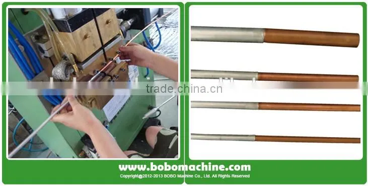 COPPER TUBE AND ALUMINUM TUBE BUTT WELDING MACHINE