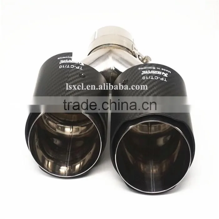 3k carbon fiber exhaust tube exhaust system