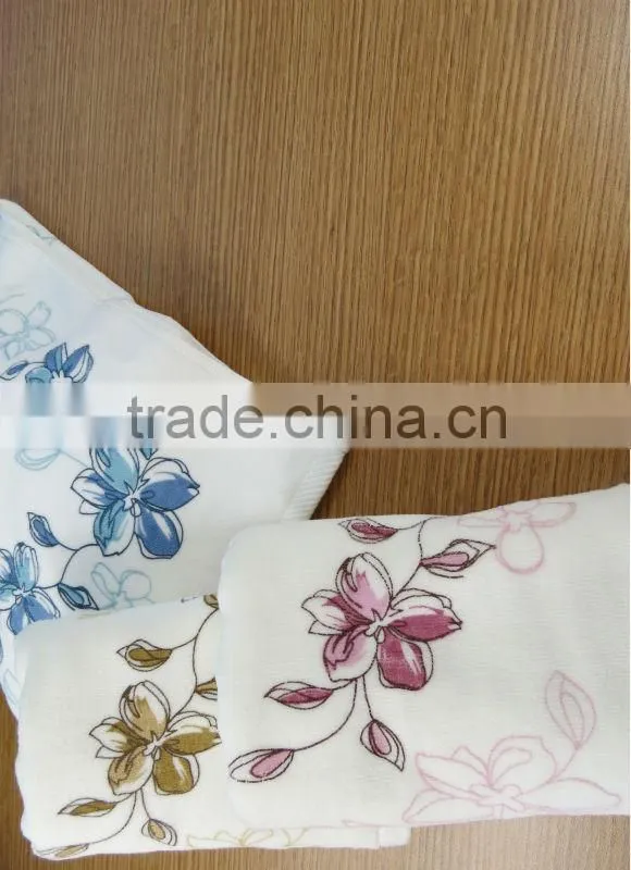 factory good water absorrption cotton cut pile custom printed face towels