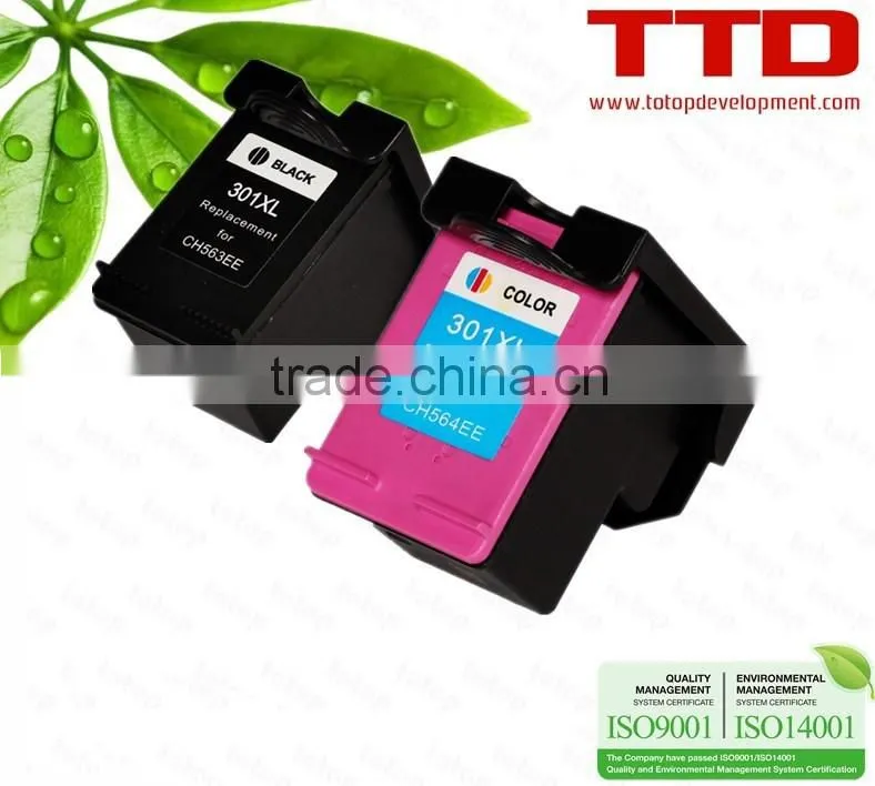 TTD Ink Cartridge CH563EE CH564EE for HP 301 301XL cartridge
