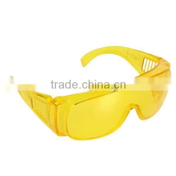 pc safety glasses soft wide PVC frame safety glasses eye protective PC lens safety glasses