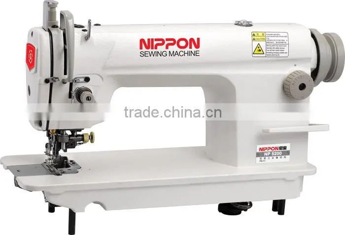 NP 5200 High speed lockstitch sewing machine with vertical edge trimmer