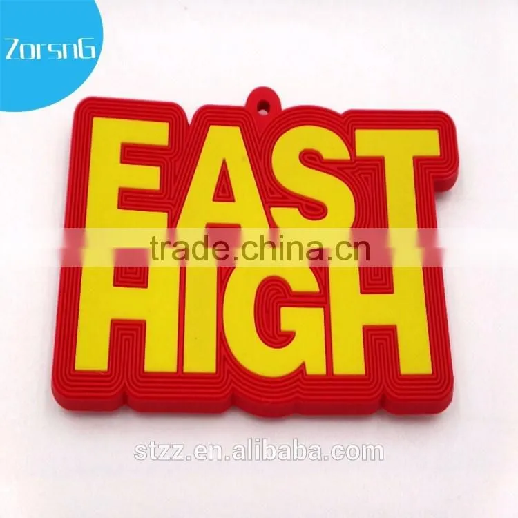 Kids' shoe logo custom 3D pvc patch