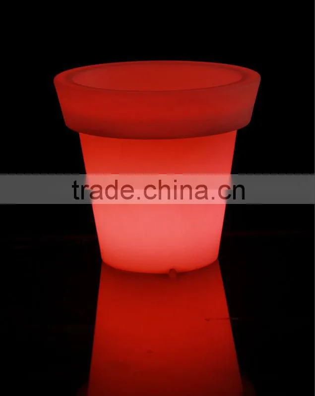 double walled LED luminous pots