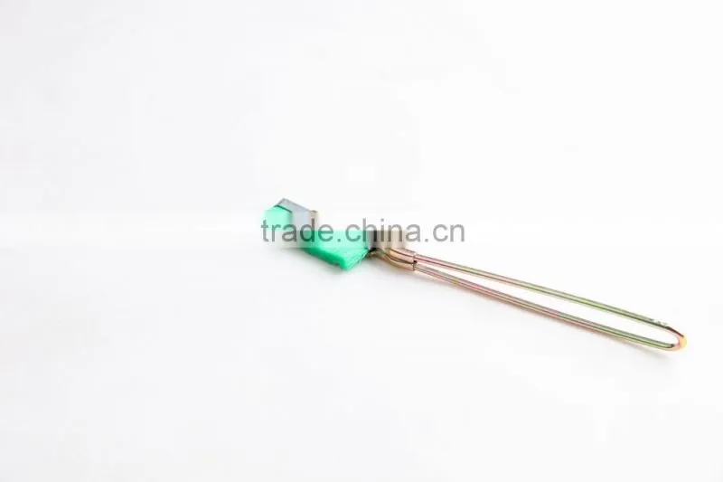 straight hand scratch brushes with handle, length 220 mm or 8 3/5"