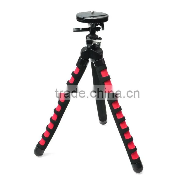 2014 new style sponge tripod high quality selfie monopod tripod mount adapter