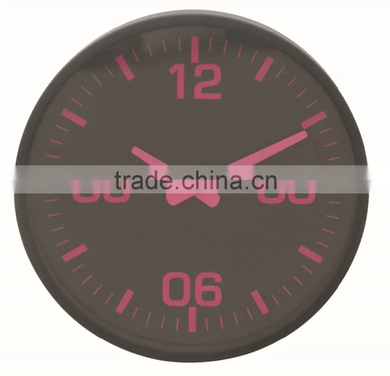 Large round shaped wall clock decorative metal wall mounted clock
