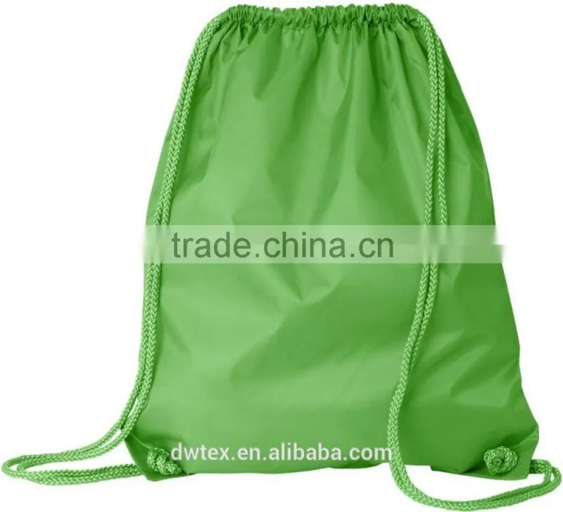 Liberty Bags Large Nylon Drawstring Backpack Shopping Gym Bag Portable