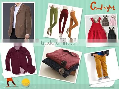 21wale T/C corduroy fabric china company for India