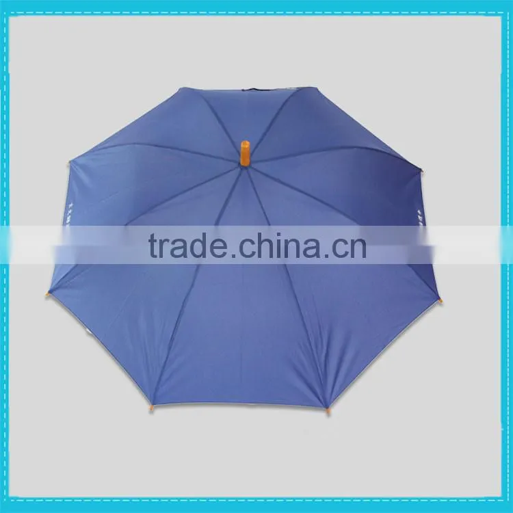 Manual open Customized logo brand name custom straight rain umbrella