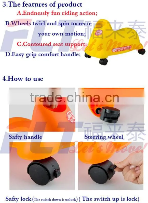 CE approved FLT-1012 power wheels toy car to exercise the foot and direction