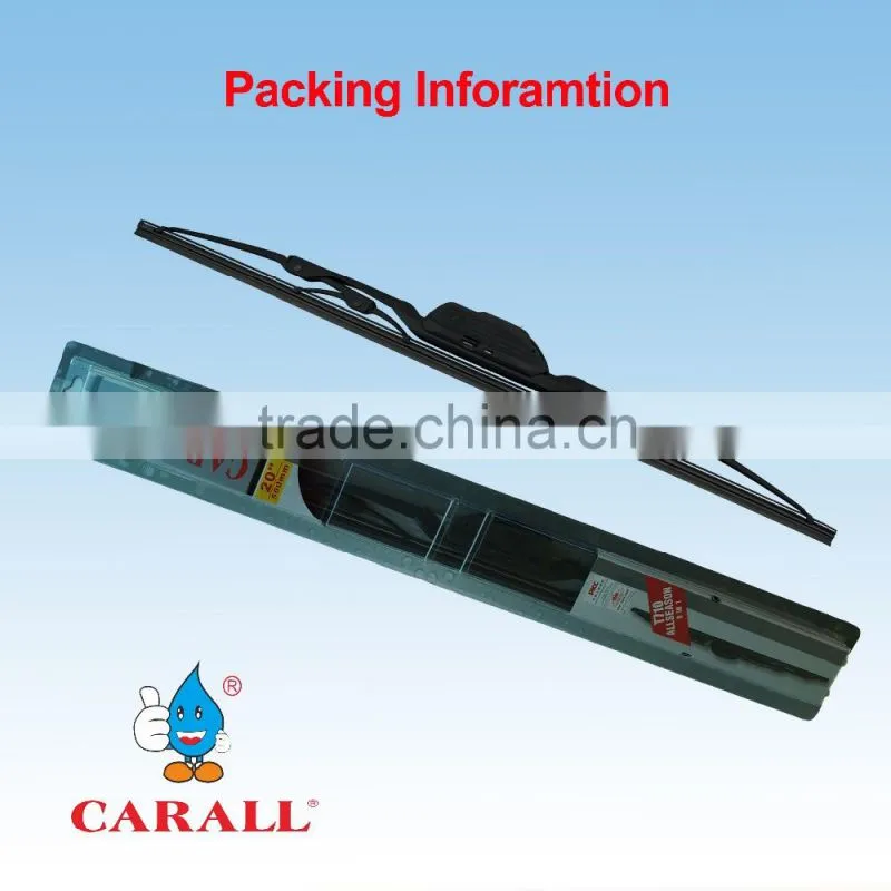 Multi-functional Windshield Wiper Blade with Natural Rubber or Silicone Refill