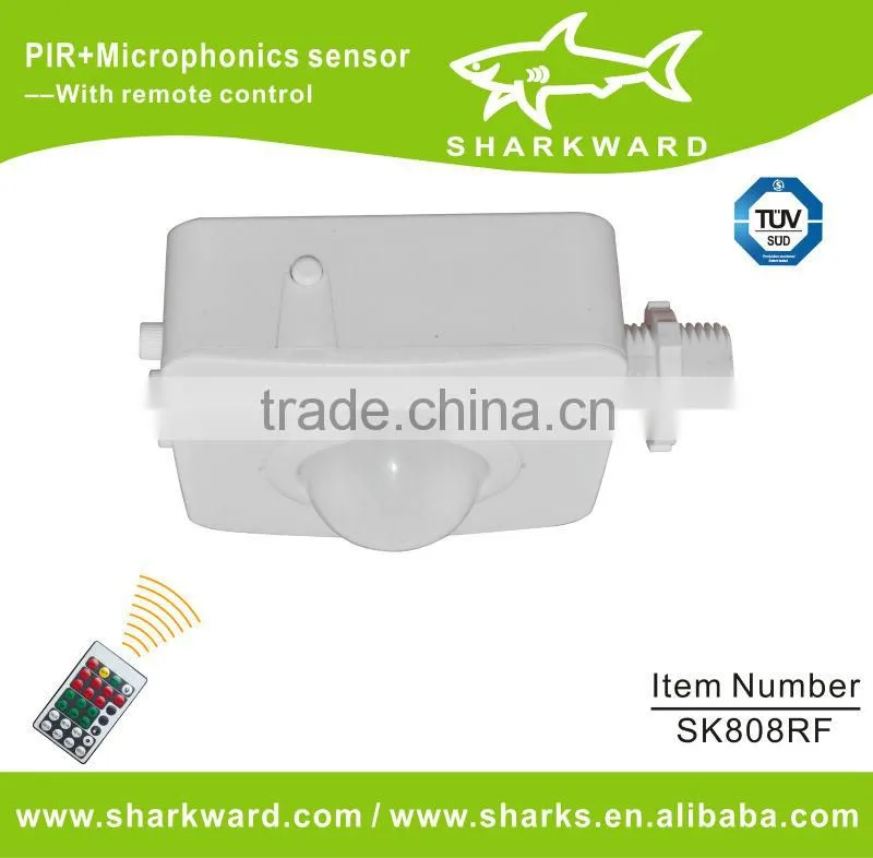 SK808 Manufacturer 85-265V /AC pir motion sensor with remote control