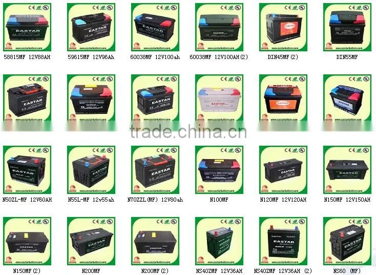 12v 32ah 36b20r mf car battery