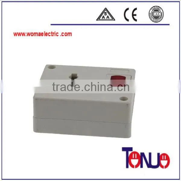 1way extension socket with control button